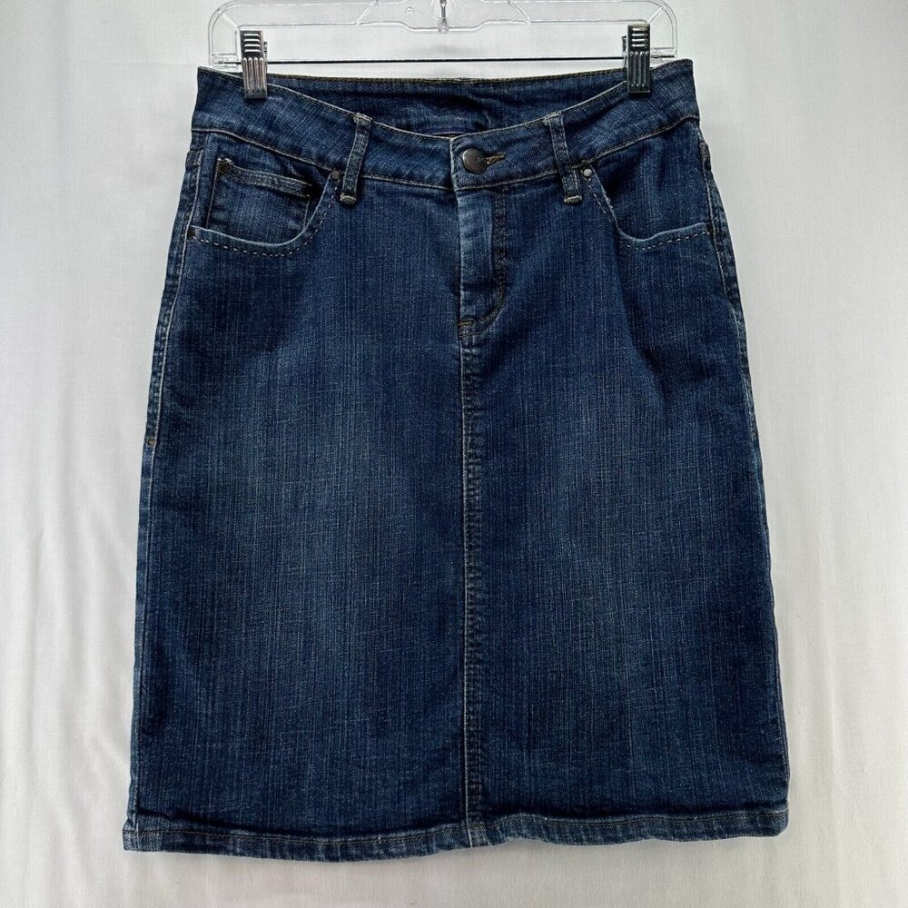 Jag Jeans Dark Blue Pencil Skirt